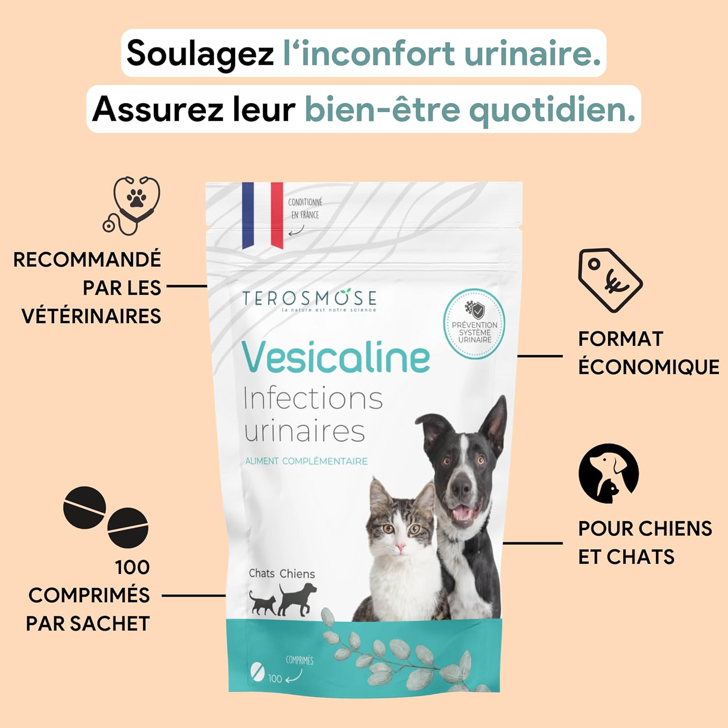 Vesicaline • Soulagement & prévention des infections urinaires
