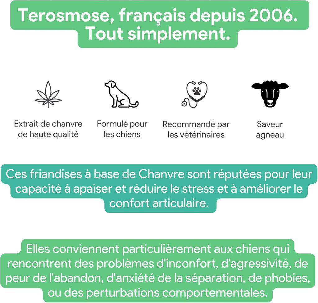 Friandises au Chanvre pour chiens • Stress & mobilité