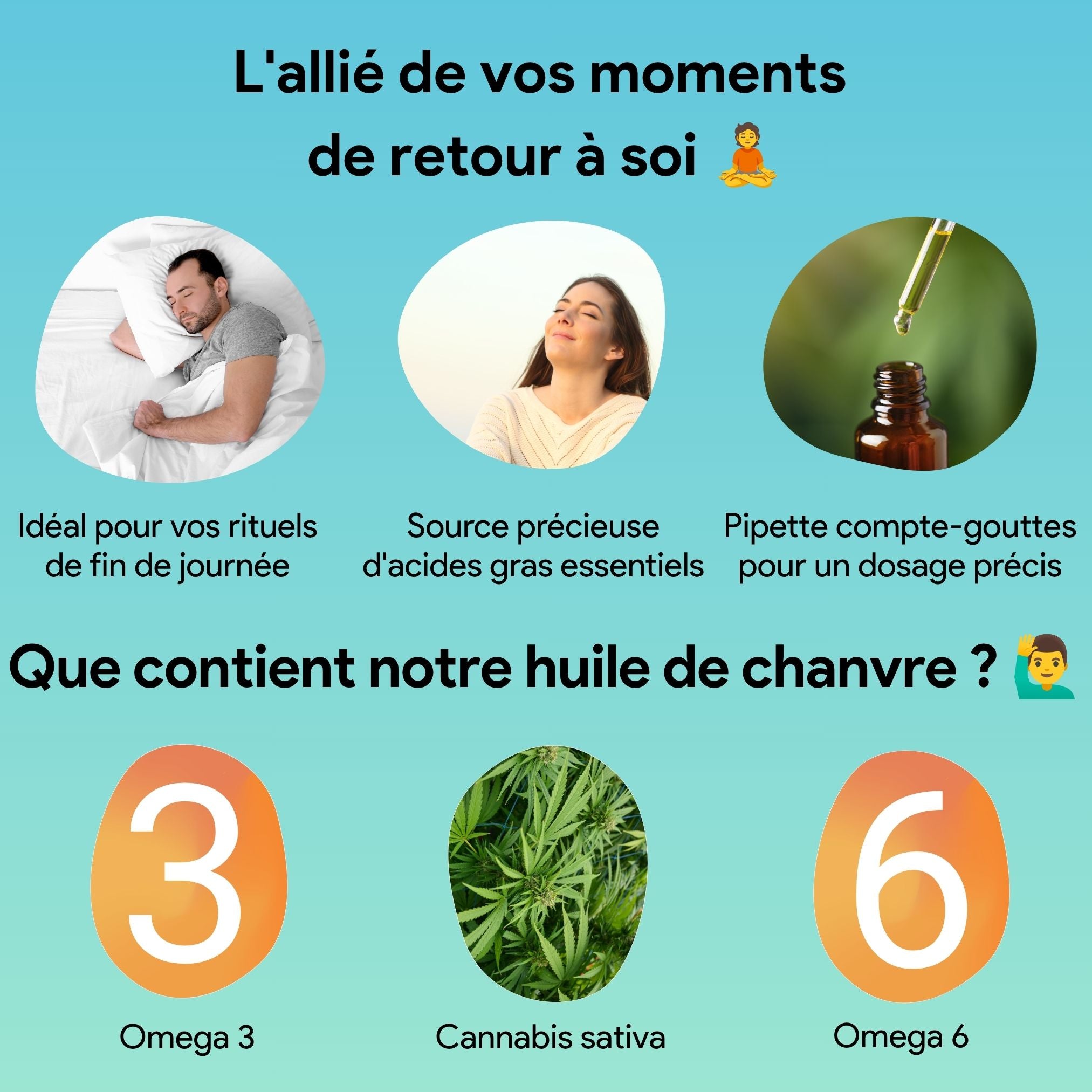 Huile de chanvre • Équilibre quotidien